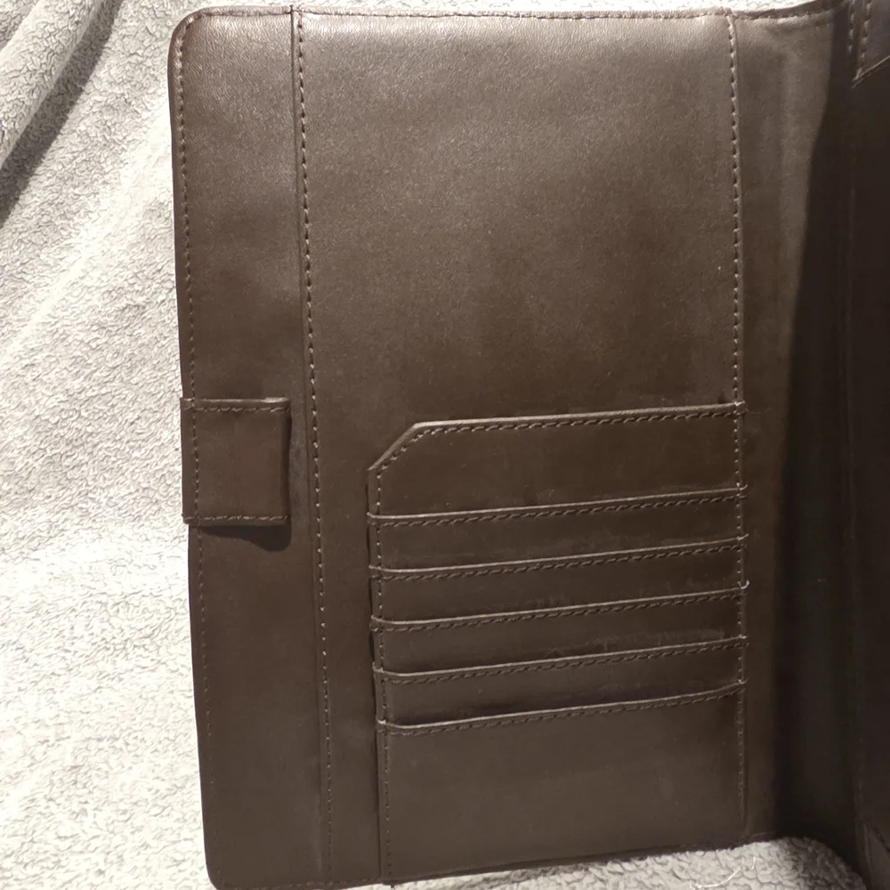 Franklin Covey Brown and Tan Snap Faux Leather‎ Planner